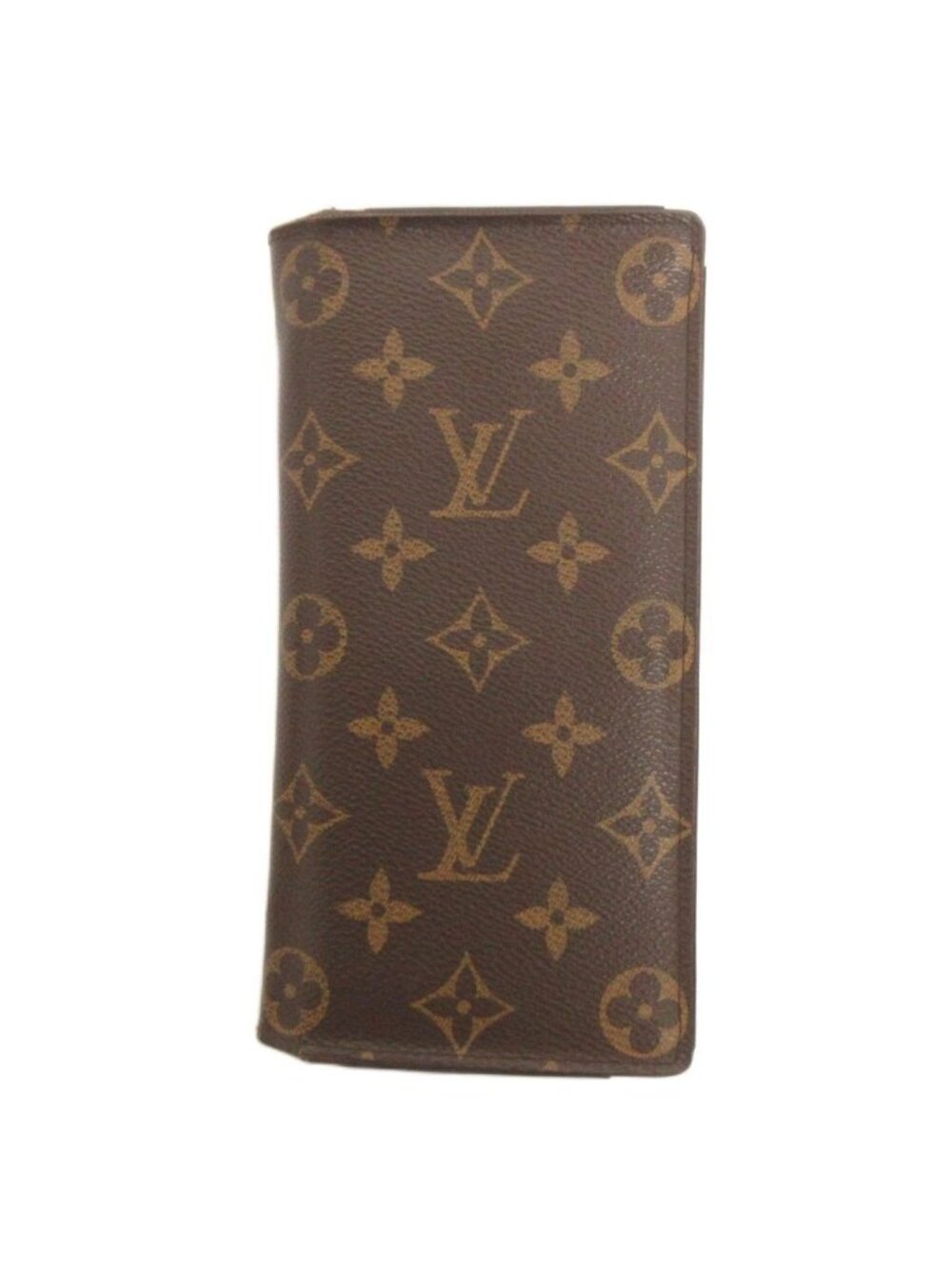 Louis Vuitton Monogram Portefeuille Brazza Wallet Coin Purse Card Case